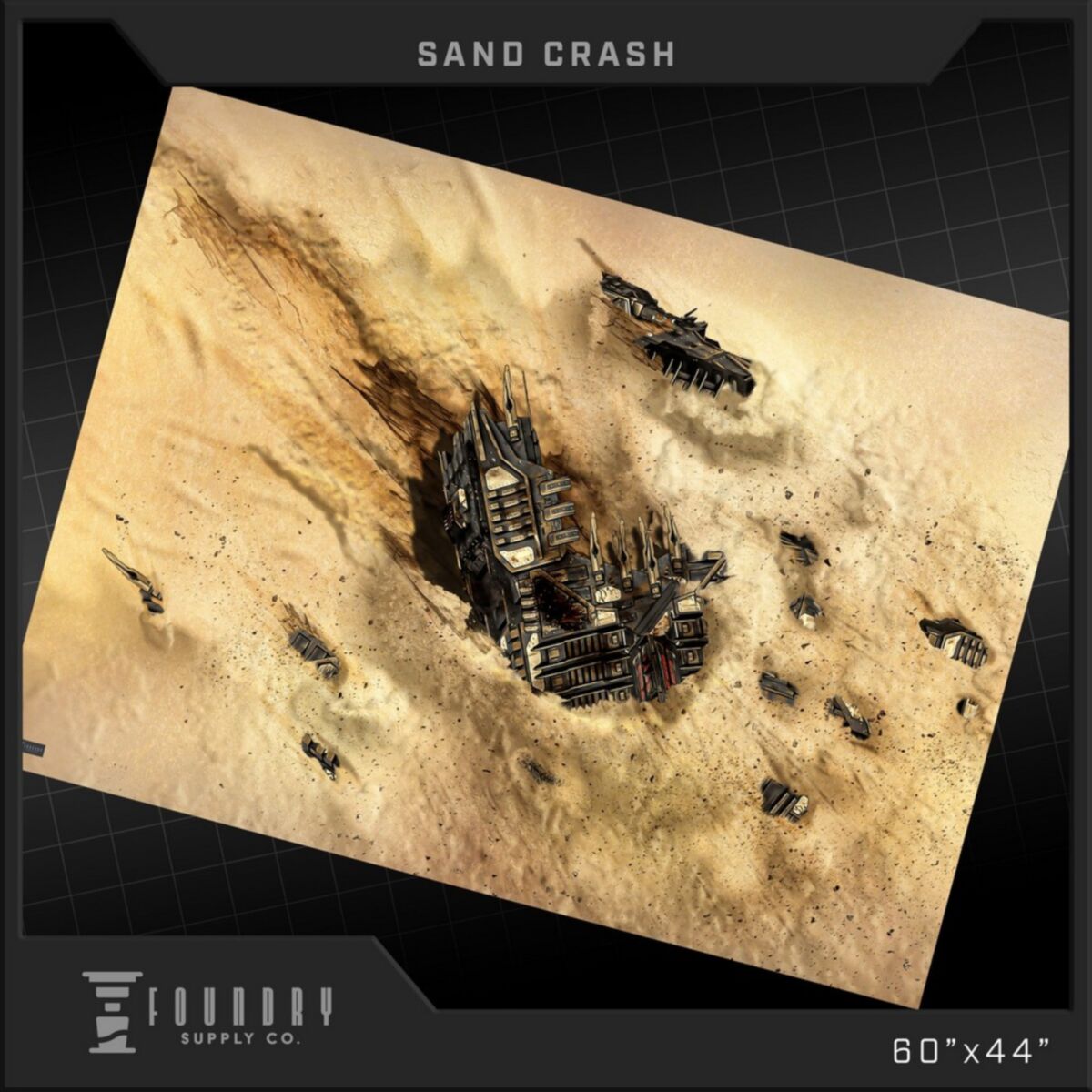 Foundry Supply - BattleMat - Sand Crash (44""x60"") - Pre-Order