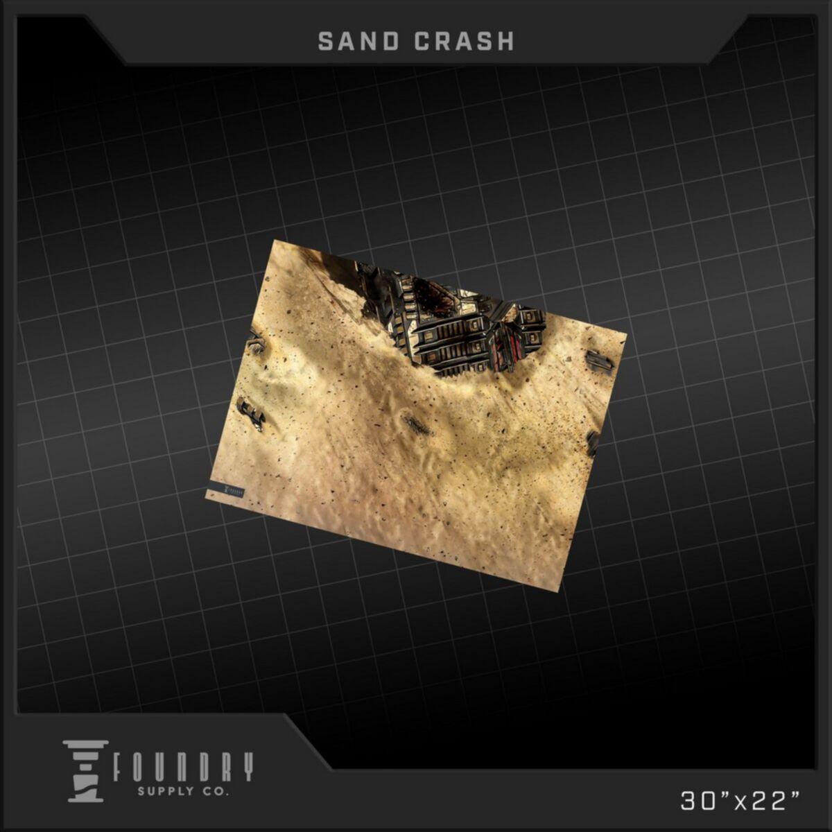 Foundry Supply - BattleMat - Sand Crash (22""x30"") - Pre-Order