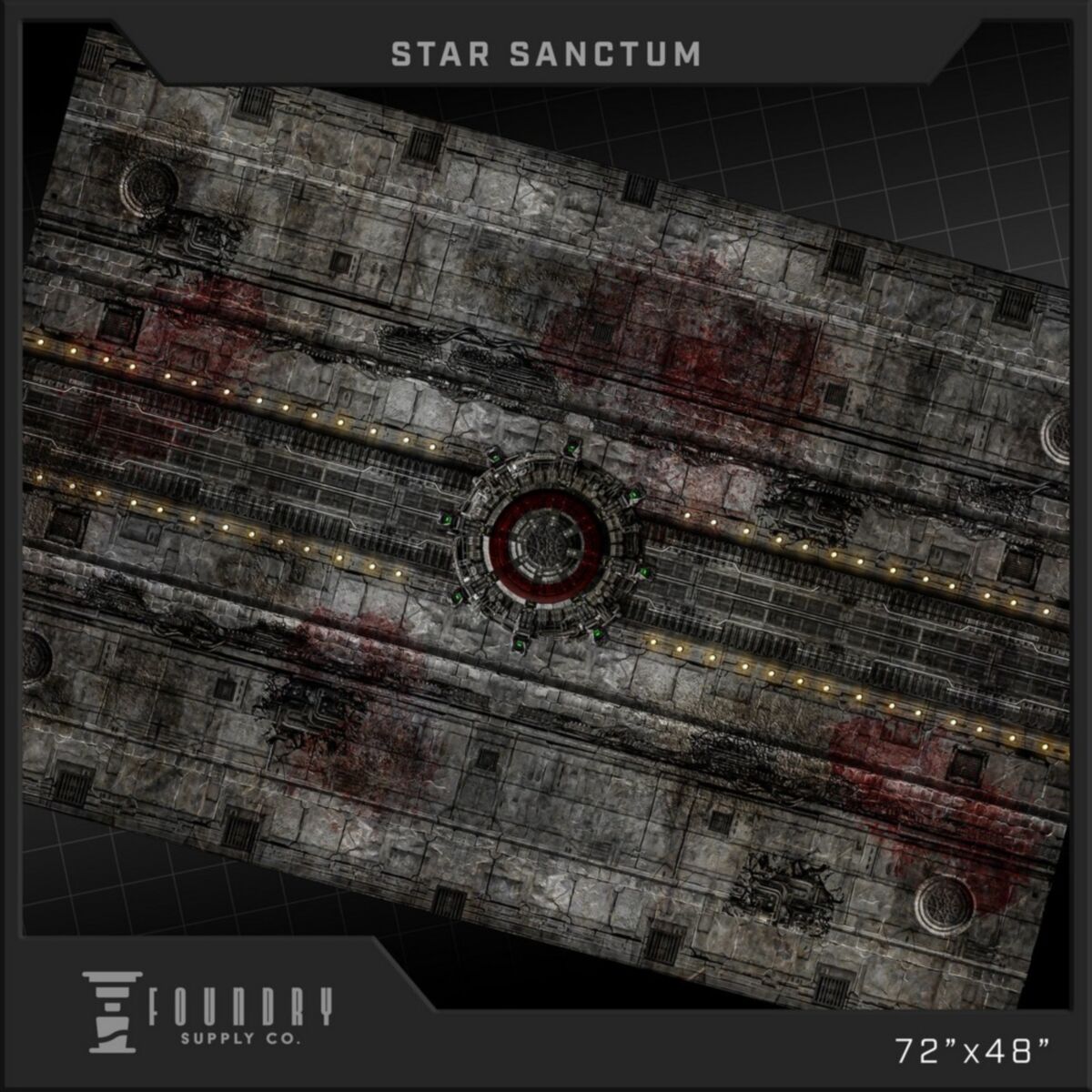 Foundry Supply - BattleMat - Star Sanctum (48""x72"") - Pre-Order