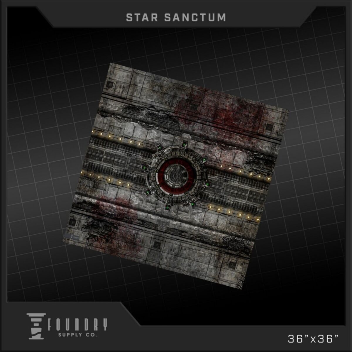 Foundry Supply - BattleMat - Star Sanctum (36""x36"") - Pre-Order