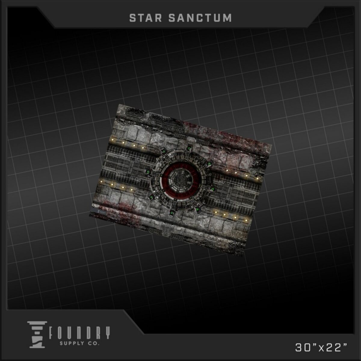 Foundry Supply - BattleMat - Star Sanctum (22""x30"") - Pre-Order