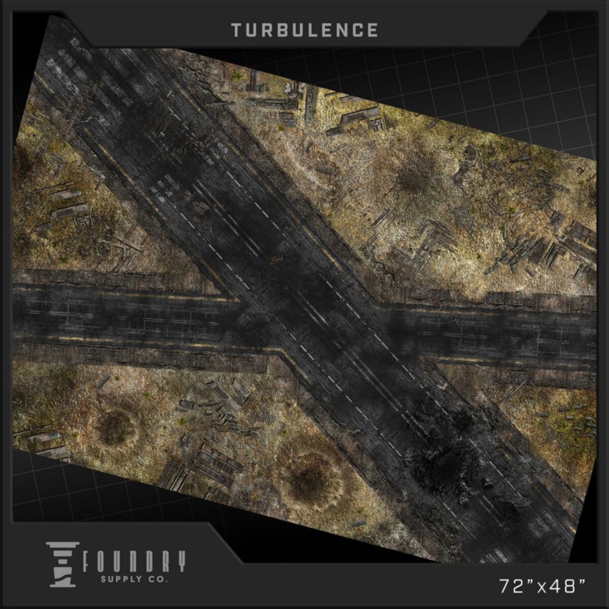 Foundry Supply - BattleMat - Turbulence (48""x72"") - Pre-Order