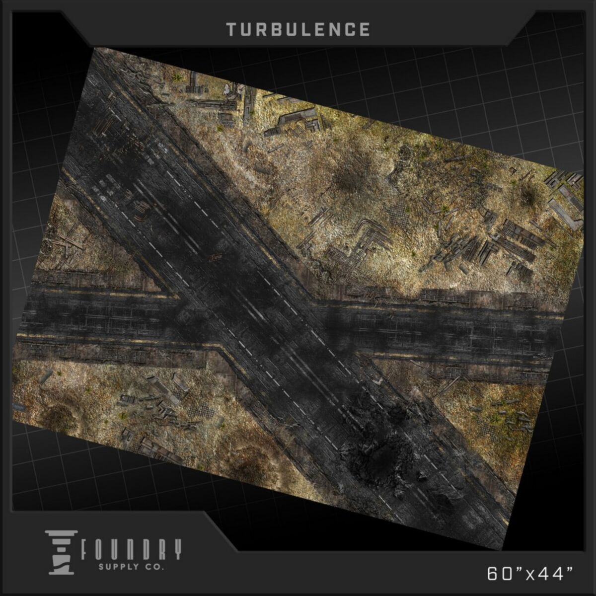 Foundry Supply - BattleMat - Turbulence (44""x60"") - Pre-Order