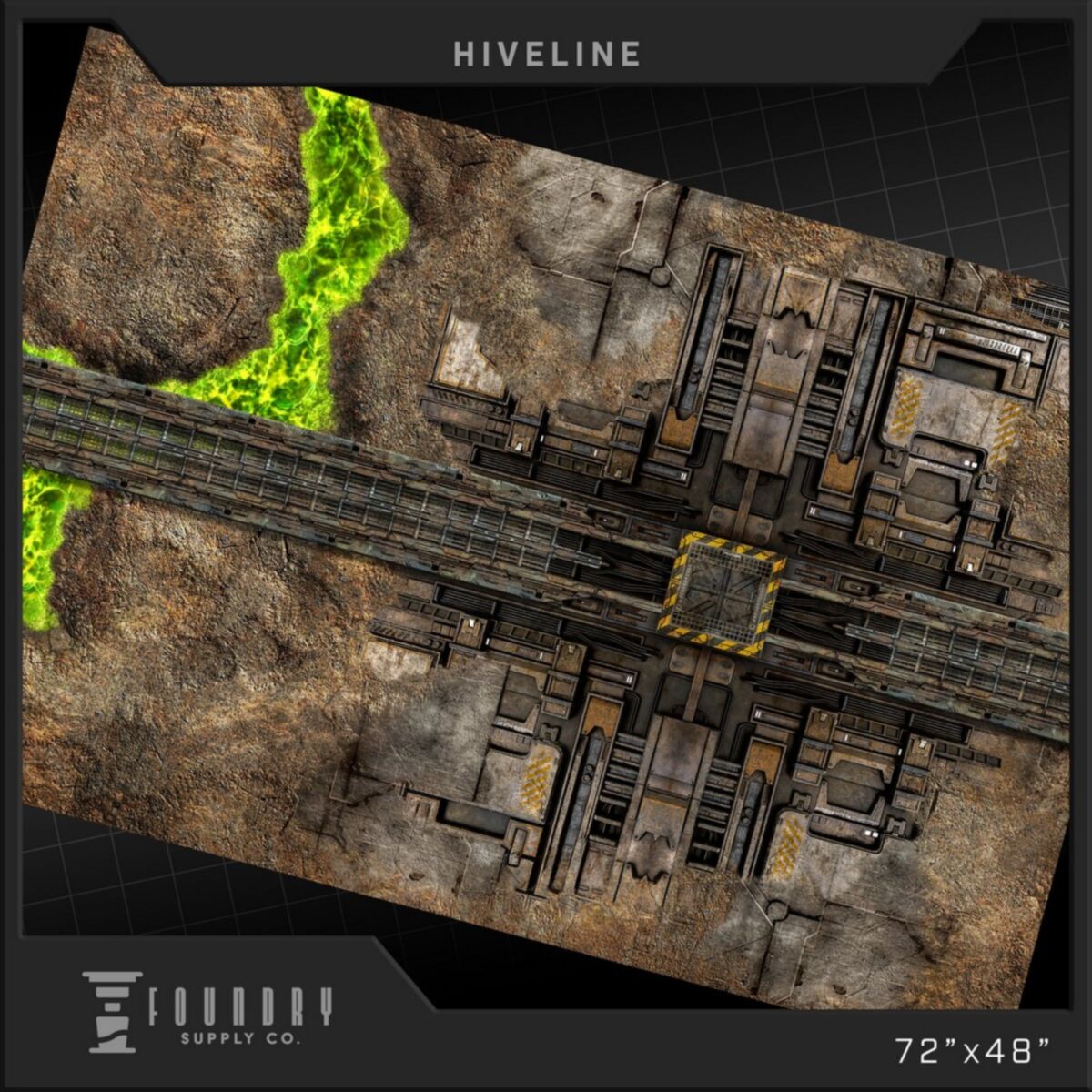 Foundry Supply - BattleMat - Hiveline (48""x72"") - Pre-Order