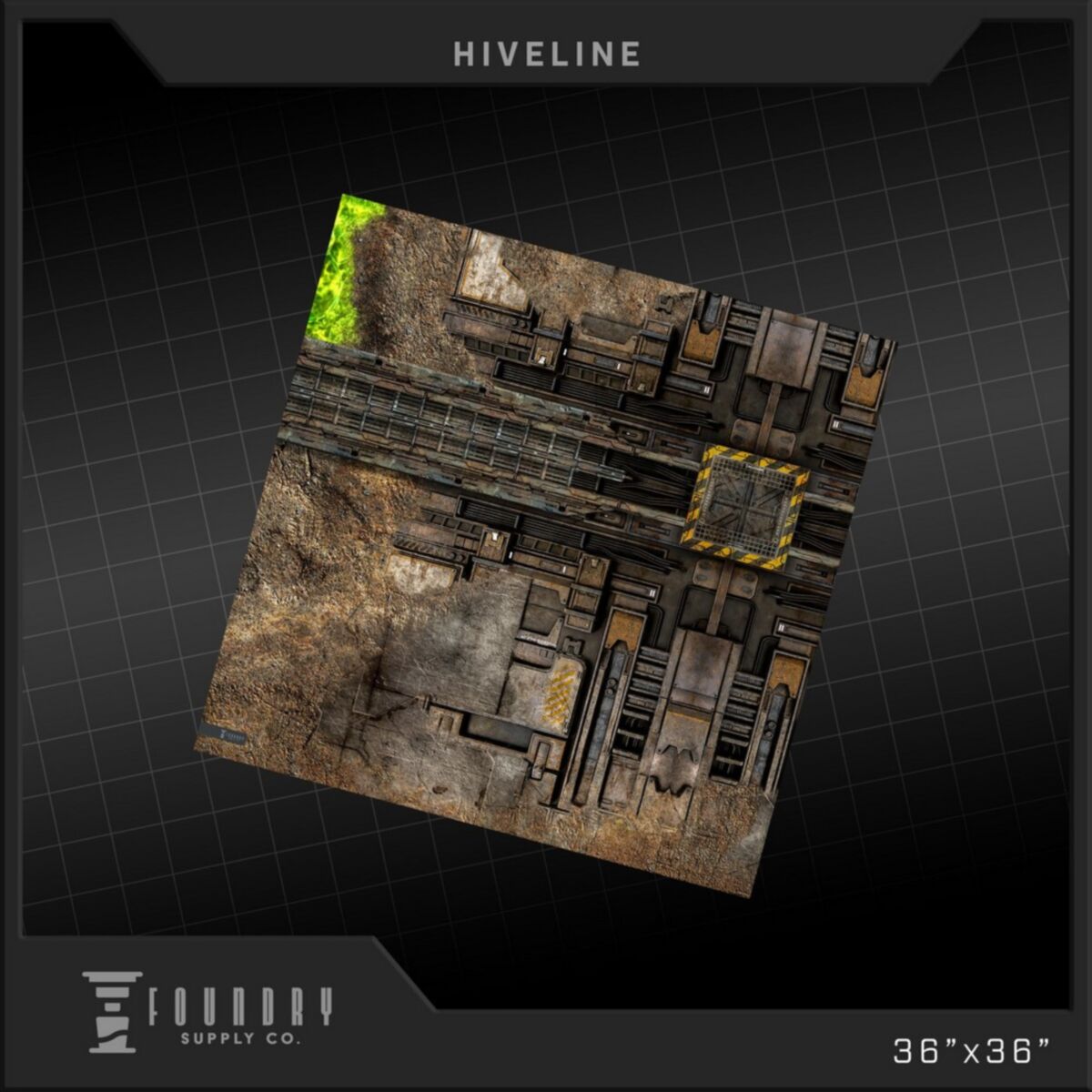 Foundry Supply - BattleMat - Hiveline (36""x36"") - Pre-Order