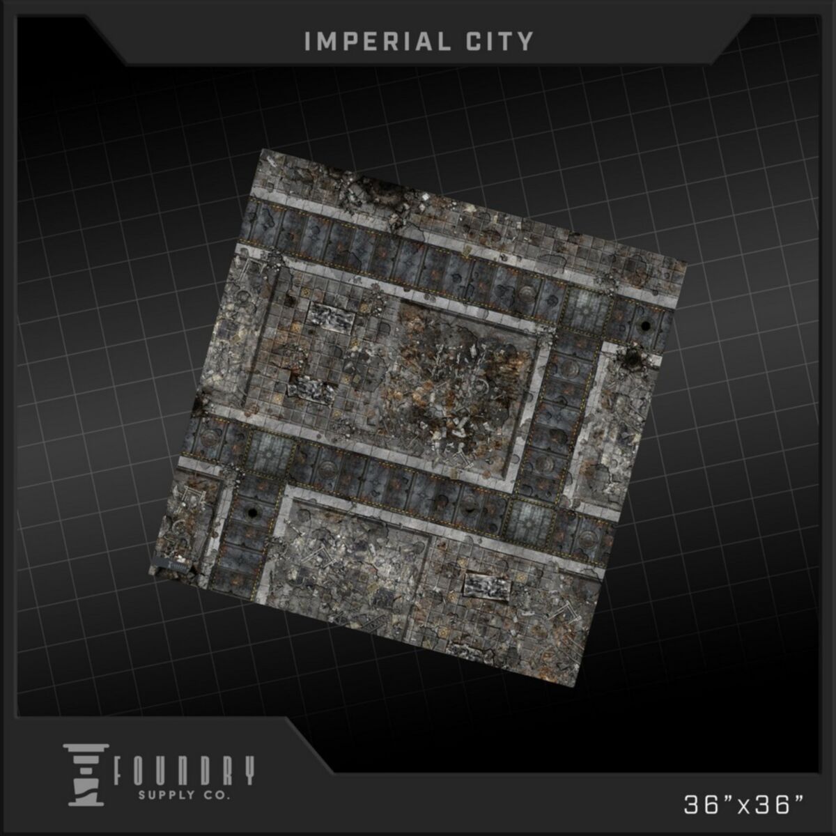Foundry Supply - BattleMat - Imperial City (36""x36"") - Pre-Order