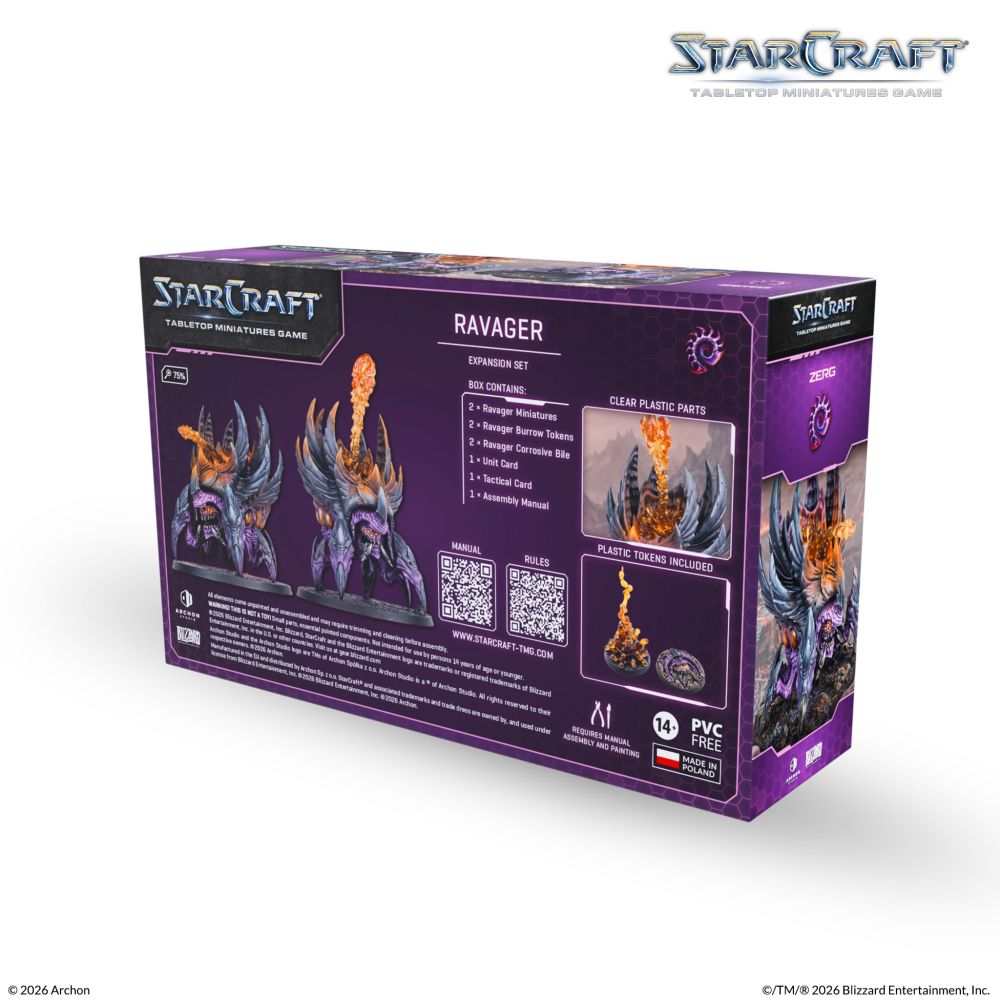 Starcraft Miniatures Games: Zerg - Ravager - Expansion Set - Pre-Order