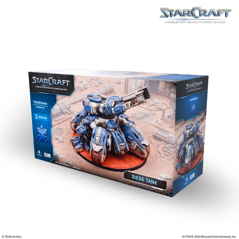 Starcraft Miniatures Games: Terran - Siege Tank - Expansion Set - Pre-Order