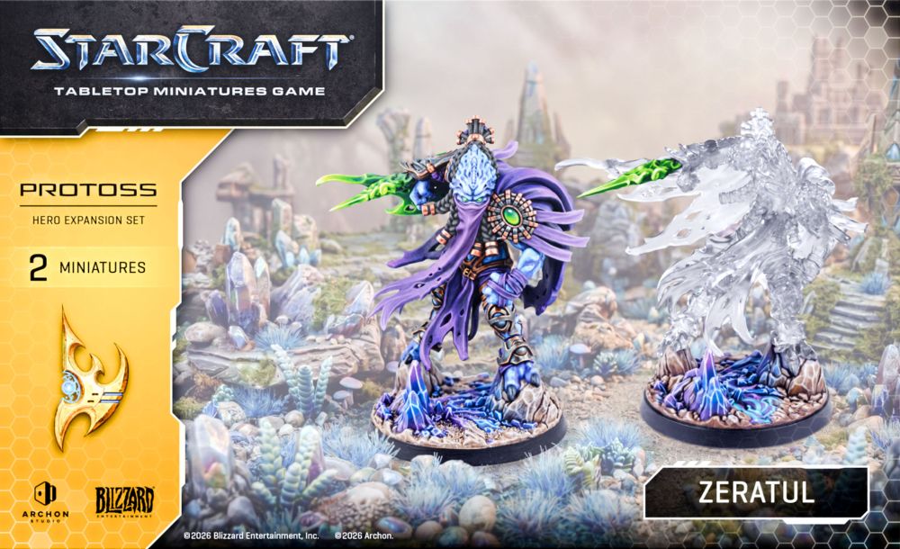 Starcraft Miniatures Games: Protoss - Zeratul - Hero Expansion Set - Pre-Order