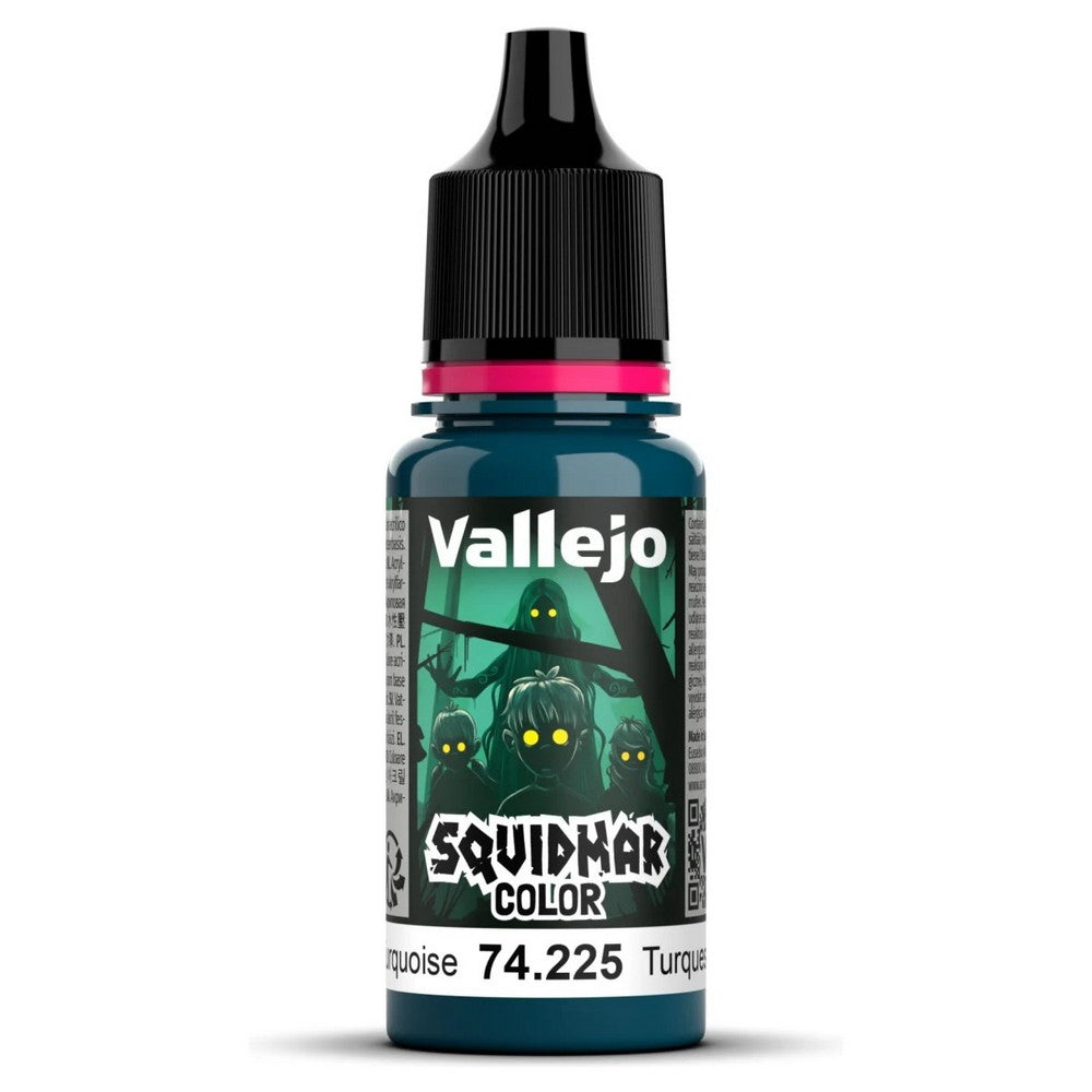 Vallejo - Squidmar Color 225 - Ghastly Turquoise 18 ml - Pre-Order