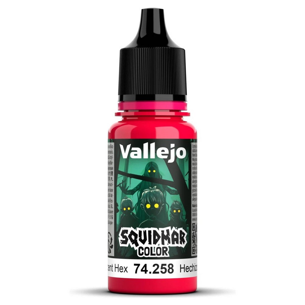 Vallejo - Squidmar Color 258 - Fluorescent Hex 18 ml - Pre-Order