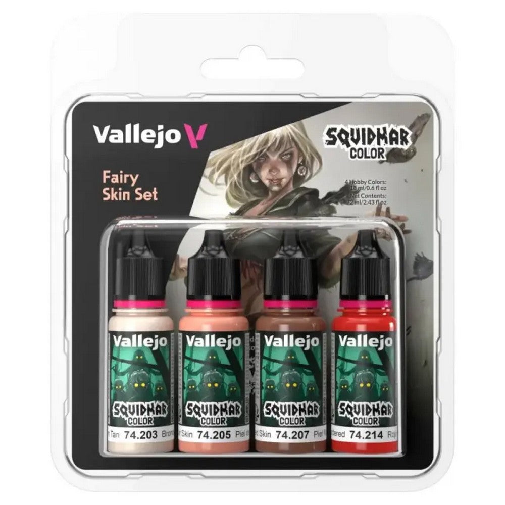 Vallejo - Squidmar Color - Fairy Skin set (4) - Pre-Order