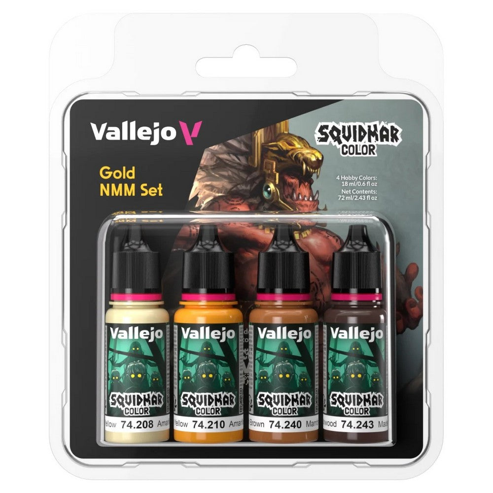 Vallejo - Squidmar Color - Gold NMM set (4) - Pre-Order