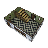 Battlefield Accessories: Double Story Shop - White render - 28mm (TTR)