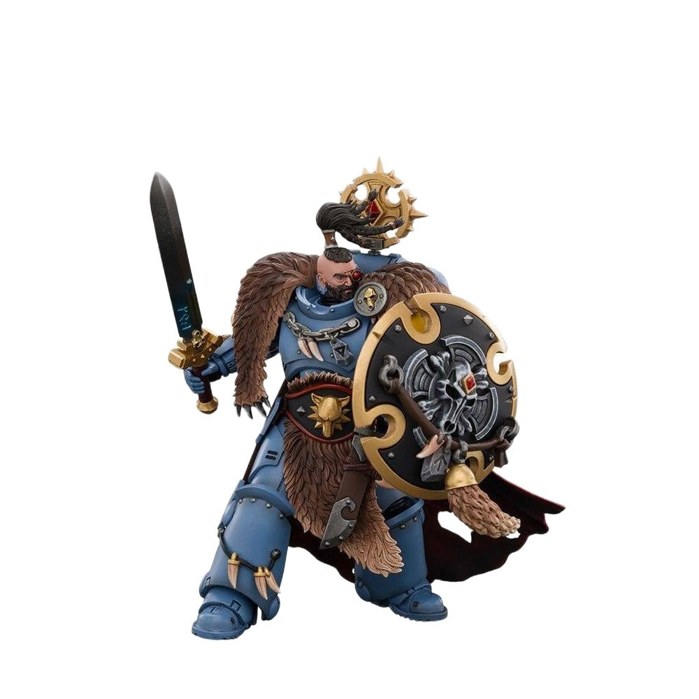 Warhammer Collectibles: 1/18 Scale Space Wolves Wolf Guard Battle Leader with assorted Weapons - Pre-Order