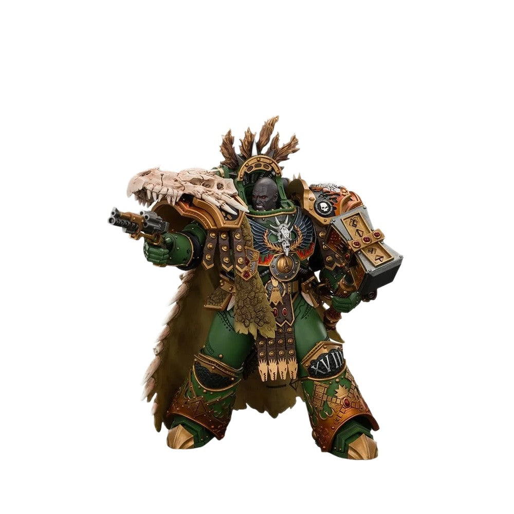 Warhammer Collectibles: 1/18 Vulkan Primarch of the Salamanders Legion with various weapons - Pre-Order
