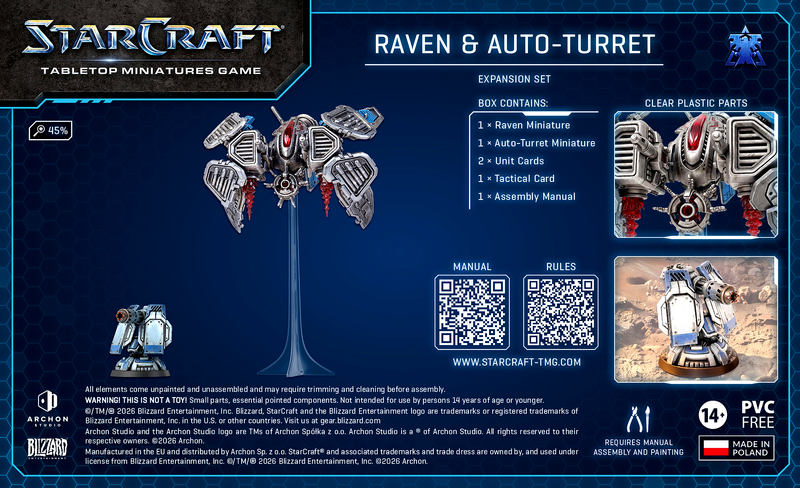 Starcraft Miniatures Games: Terran - Raven - Pre-Order (Wave 3)