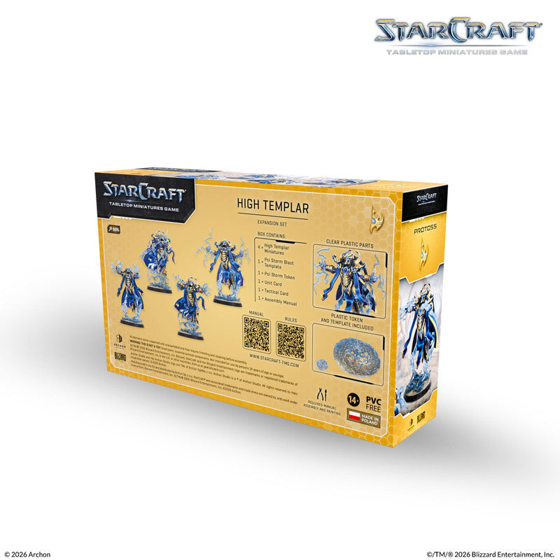 Starcraft Miniatures Games: Protoss - High Templar - Pre-Order (Wave 3)