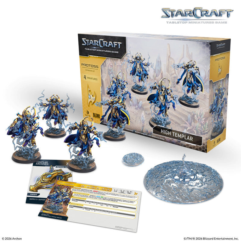 Starcraft Miniatures Games: Protoss - High Templar - Pre-Order (Wave 3)