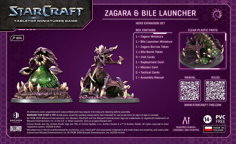 Starcraft Miniatures Games: Zerg - Zagara - Pre-Order (Wave 3)