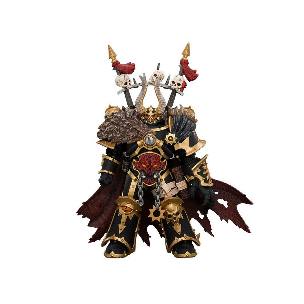 Warhammer Collectibles: 1/18 Scale Black Legion Chaos Lord with various weapons - Pre-Order