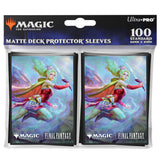 Ultra Pro: UP38703 Magic the Gathering - FINAL FANTASY 100ct Deck Protector Sleeves Commander C MtG
