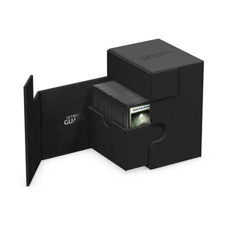 Ultimate Guard: Deck Box – XenoSkin Flip'n'Tray 133+ – Black
