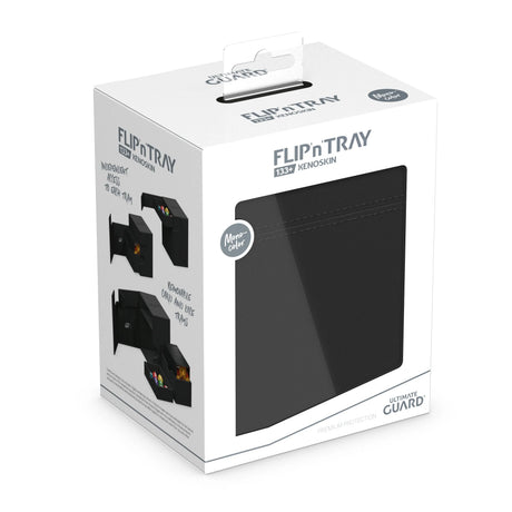 Ultimate Guard: Deck Box – XenoSkin Flip'n'Tray 133+ – Black