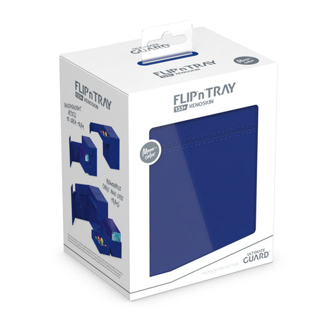 Ultimate Guard: Deck Box – XenoSkin Flip'n'Tray 133+ – Blue