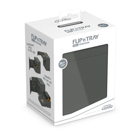 Ultimate Guard: Deck Box – XenoSkin Flip'n'Tray 133+ – Grey
