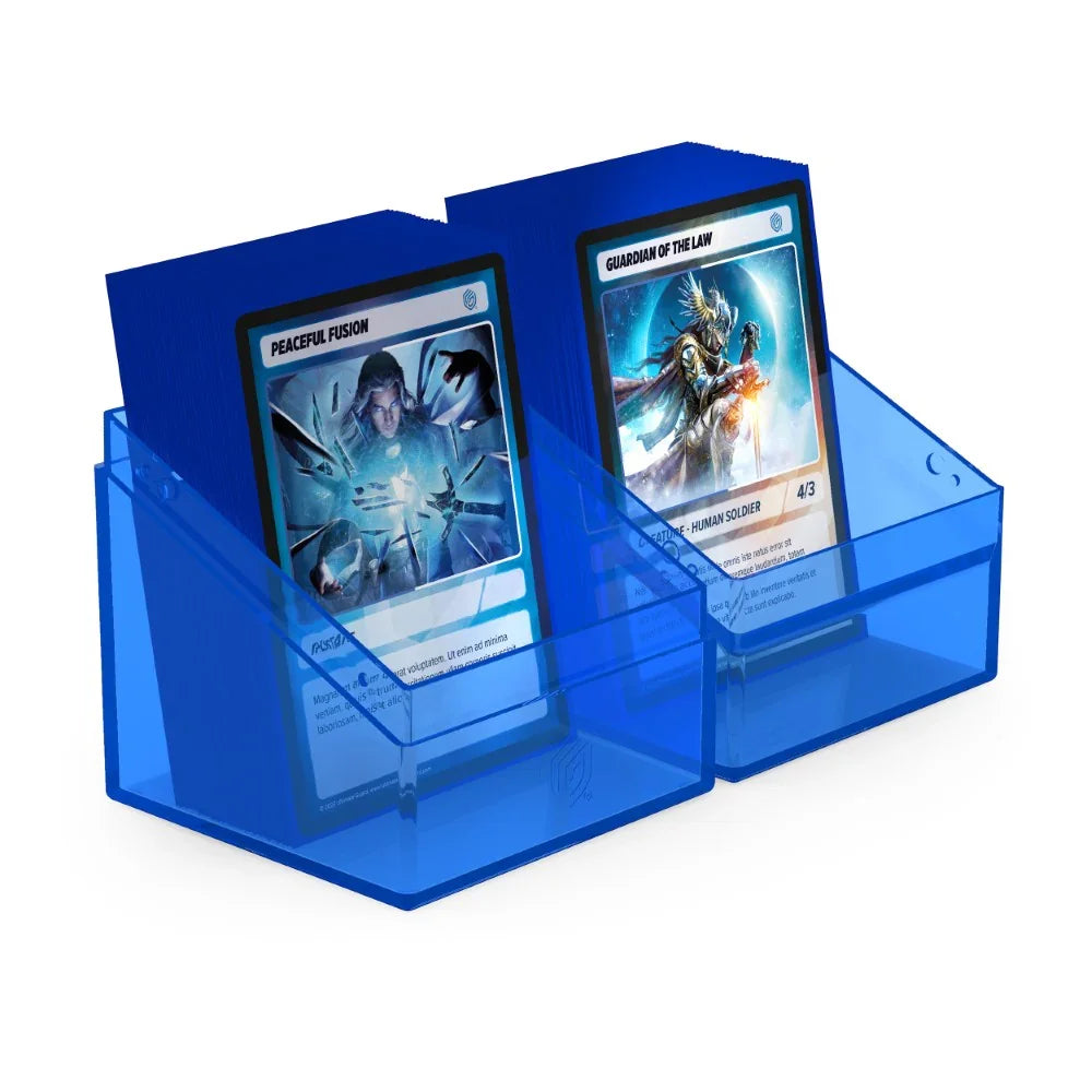 Ultimate Guard: Deck Box – Boulder 100+ – Clear: Sapphire