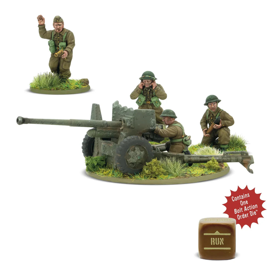 Bolt Action - British 6-Pounder Anti-Tank Gun - PRE ORDER