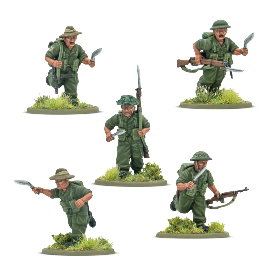 Bolt Action - Gurkha Infantry Platoon - Pre-Order