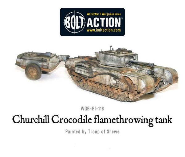 Bolt Action - Churchill Crocodile Flamethrowing Tank
