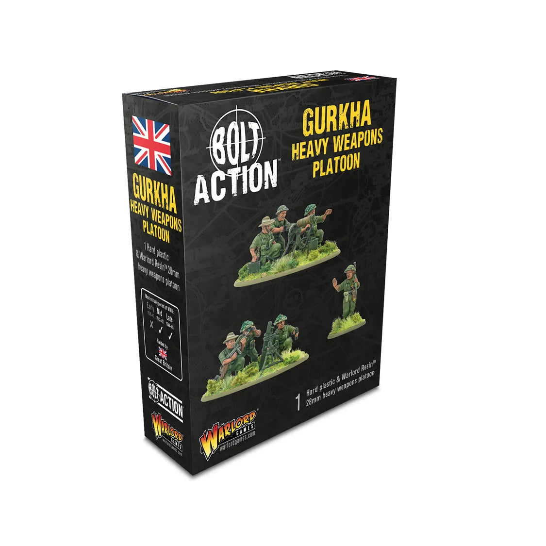 Bolt Action - Gurkha Heavy Weapons Platoon - PRE ORDER