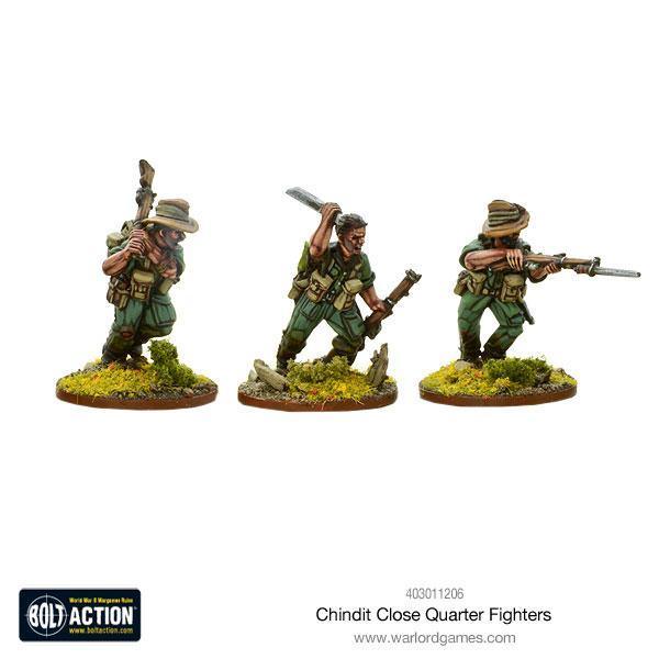 Bolt Action - Chindit close quarter fighters