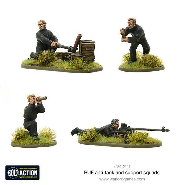 Bolt Action - BUF anti-tank and support squads