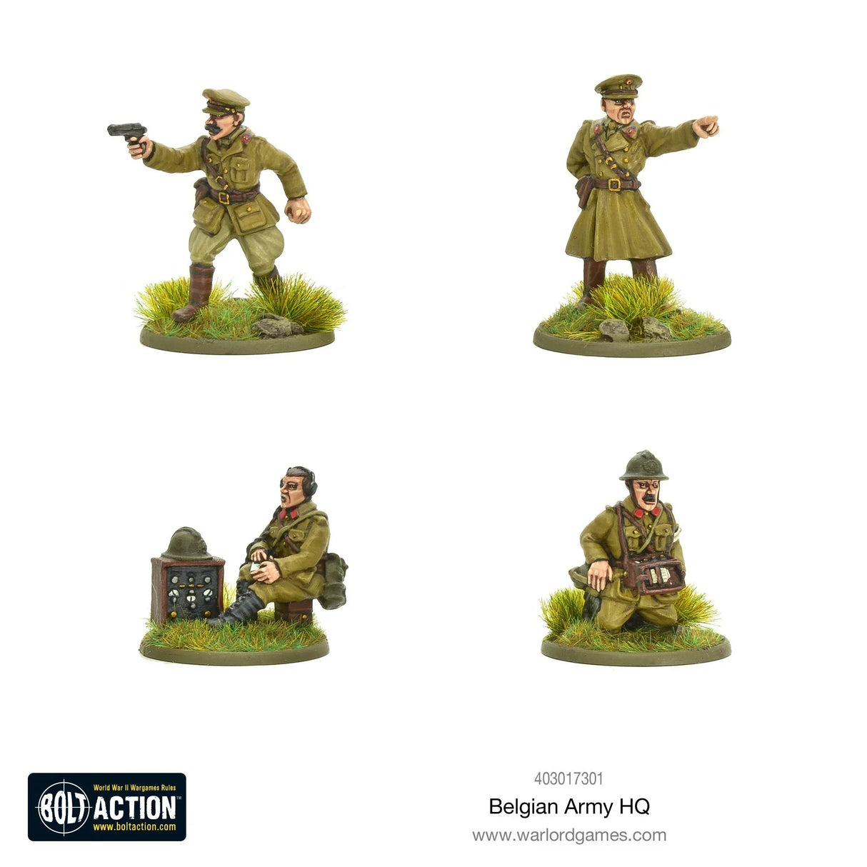 Bolt Action: Belgian Army HQ