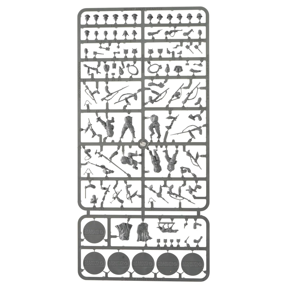 Bolt Action - Soviet Army Infantry (2025) Sprue
