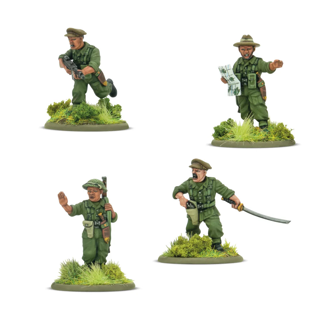 Bolt Action - Gurkha Platoon Commanders - PRE ORDER