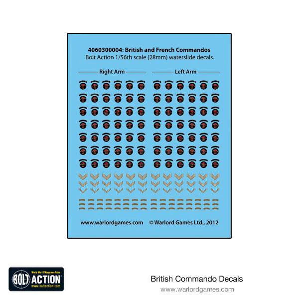 Bolt Action British Commando Decals