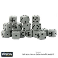 Bolt Action - D6 Dice Pack - German Balkenkreuz