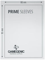 Gamegenic Prime Card Sleeves Green (66mm x 91mm) (100 Sleeves Per Pack)