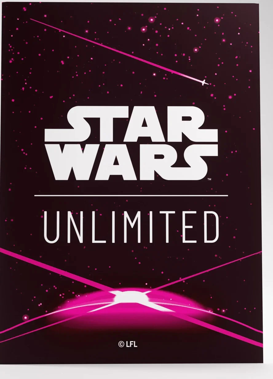 Gamegenic Star Wars Unlimited Art Sleeves - Card Back Magenta