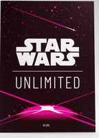 Gamegenic Star Wars Unlimited Art Sleeves - Card Back Magenta