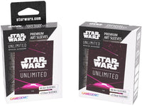 Gamegenic Star Wars Unlimited Art Sleeves - Card Back Magenta