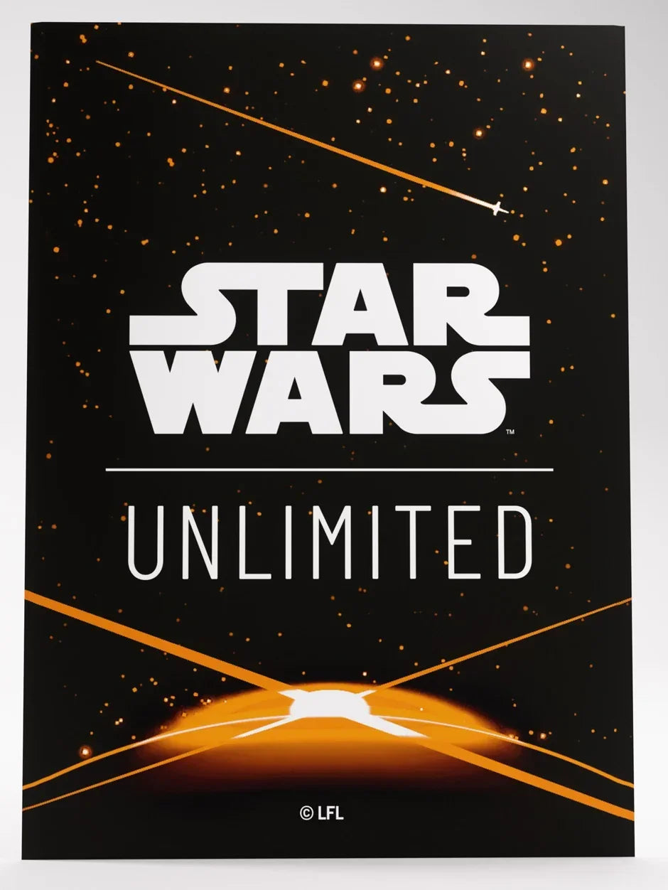 Gamegenic Star Wars Unlimited Art Sleeves - Card Back Orange