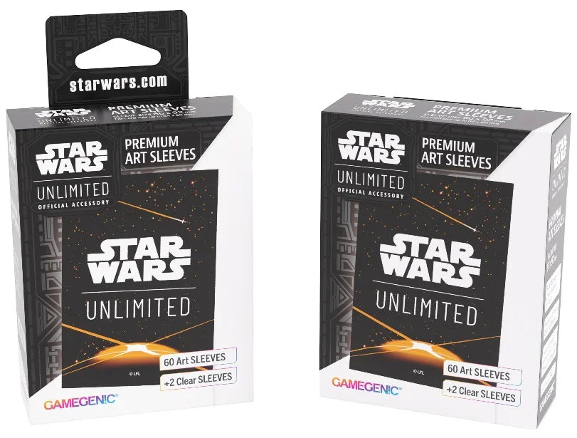 Gamegenic Star Wars Unlimited Art Sleeves - Card Back Orange