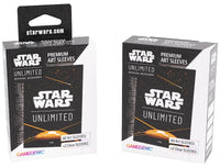 Gamegenic Star Wars Unlimited Art Sleeves - Card Back Orange