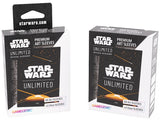 Gamegenic Star Wars Unlimited Art Sleeves - Card Back Orange